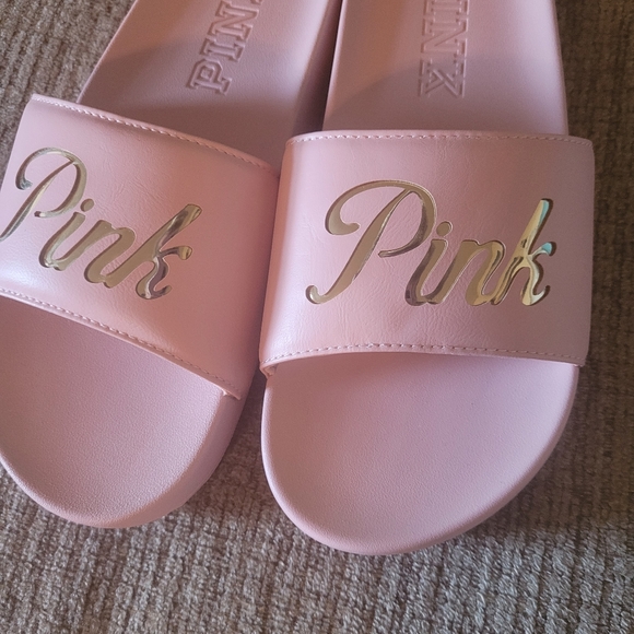 NWOBVictoria's Secret Pink Slides - Picture 2 of 5
